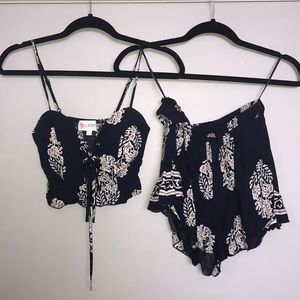 Fig leaf two piece set